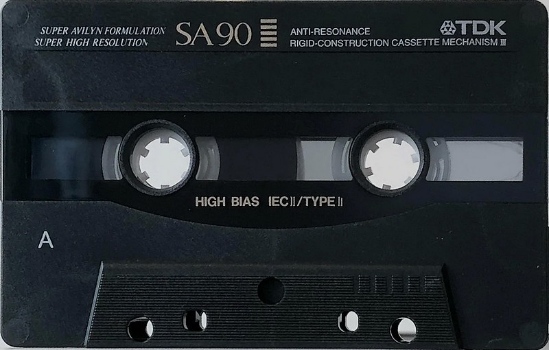 Compact Cassette TDK SA 90 Type II Chrome 1992 North America