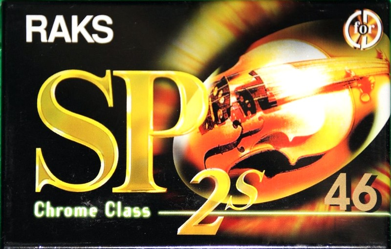 Compact Cassette RAKS SP 2s 46 Type II Chrome 1998 Europe