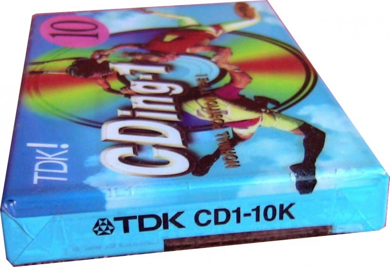 Compact Cassette TDK CDing 1 10 "CD1-10K" Type I Normal 1997 Japan