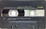 Compact Cassette TDK AR 60 "AR-60ES" Type I Normal 1990 Europe