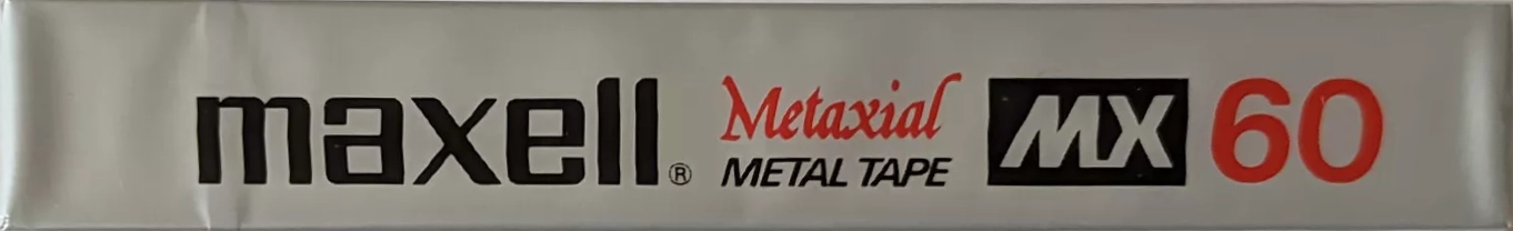 Compact Cassette Maxell MX 60 Type IV Metal 1980 Japan