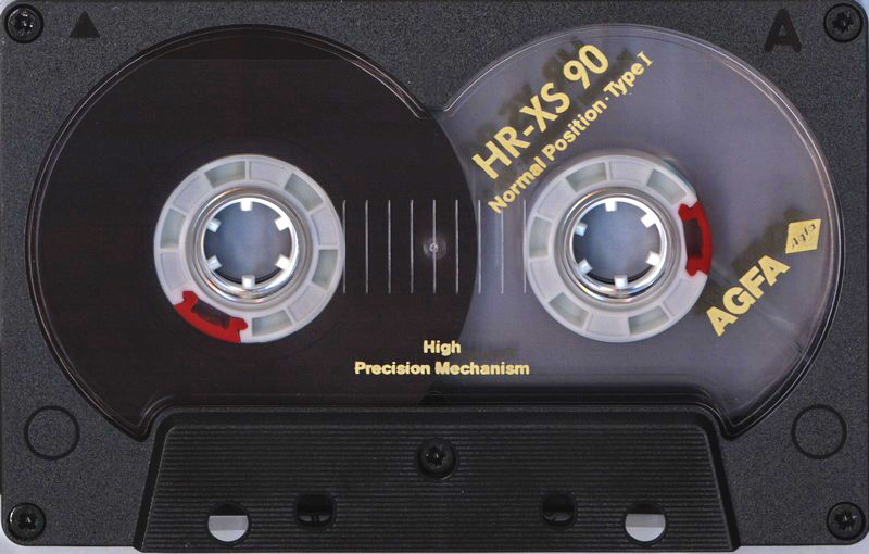 Compact Cassette AGFA HR-XS 90 Type I Normal 1989 Europe