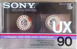 Compact Cassette Sony UX 90 Type II Chrome 1986 USA