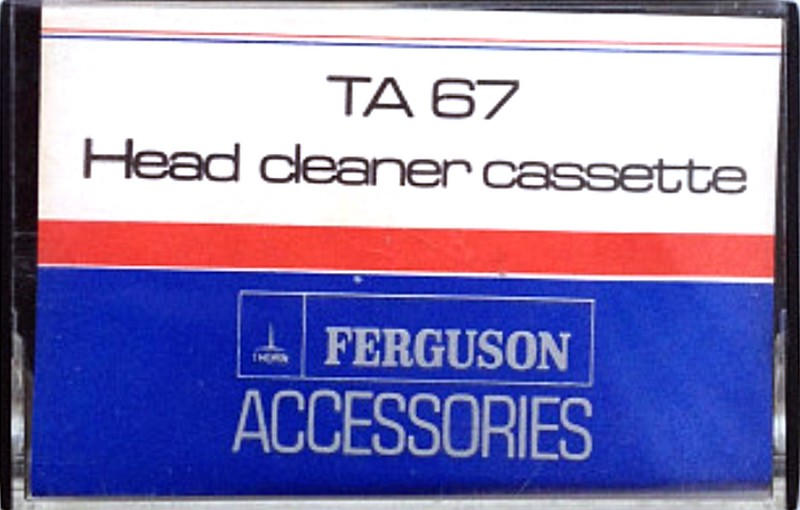 Compact Cassette Ferguson "TA 67" Cleaning Cassette USA