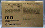 Compact Cassette Yamaha MR 60 Type IV Metal 1982 Worldwide