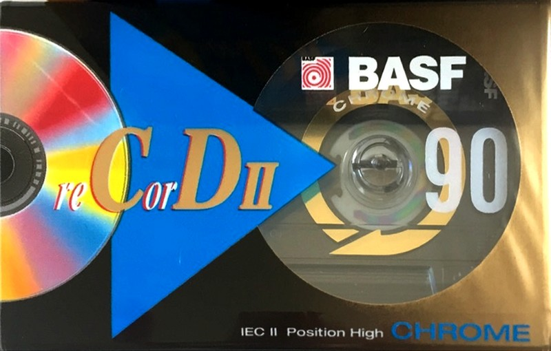 Compact Cassette BASF Record II 90 Type II Chrome 1995 Europe