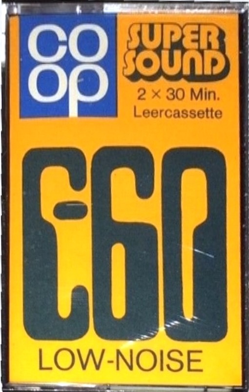 Compact Cassette Coop Super Sound 60 Type I Normal Germany