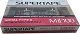 Compact Cassette SUPERTAPE MII 100 Type II Chrome 1988 USA