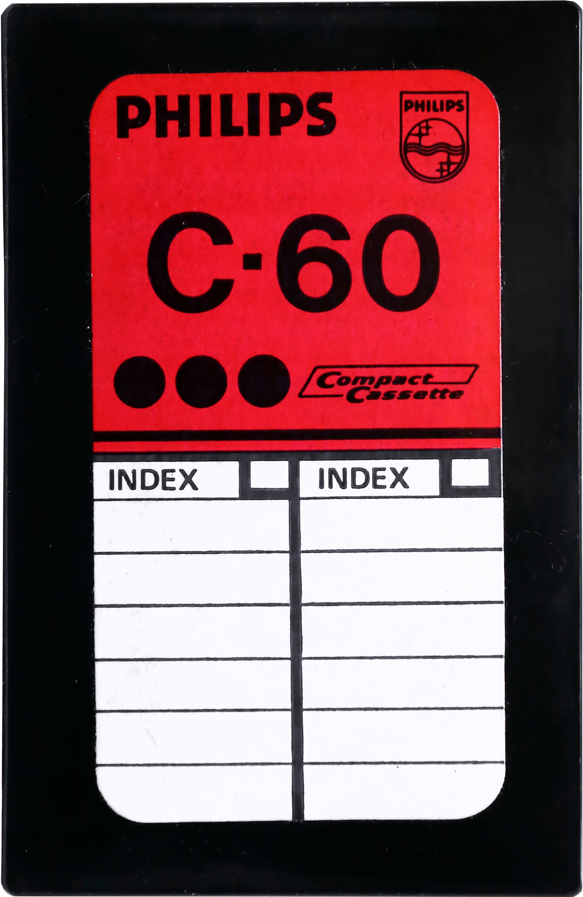 Compact Cassette Philips 60 Type I Normal 1965 Europe