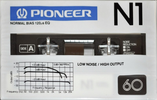 Compact Cassette Pioneer N1 60 Type I Normal 1981 Japan