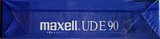 Compact Cassette Maxell UDE 90 "EXCEL" Type I Normal 1987 Indonesia