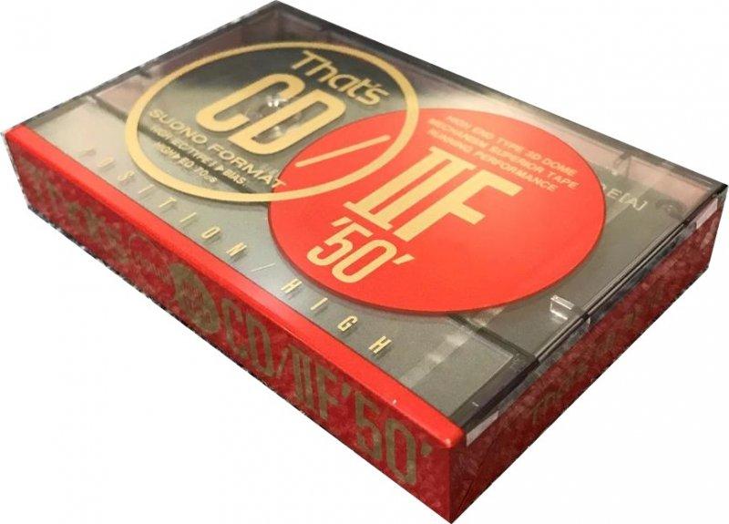 Compact Cassette Thats CD-IIF 50 Type II Chrome 1990 Japan