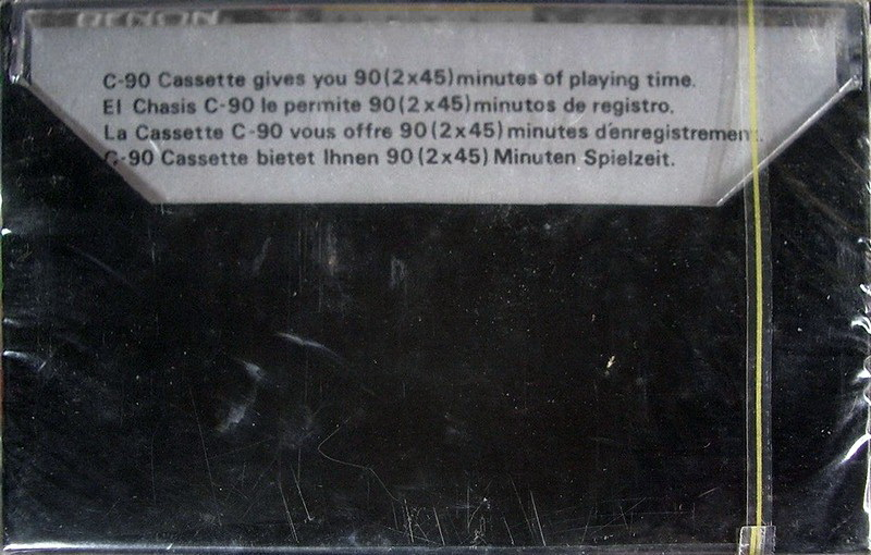 Compact Cassette Nikko 90 Type II Chrome 1982 Europe