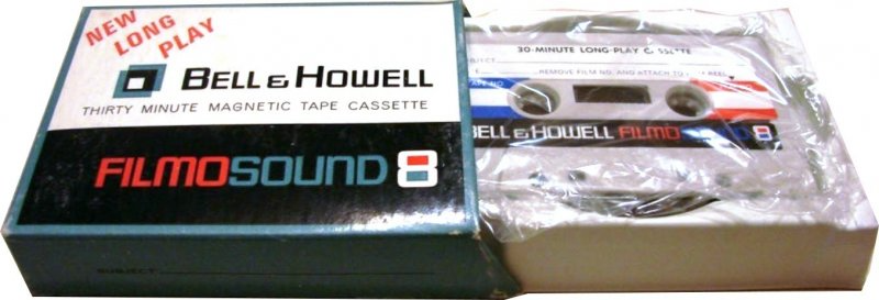 Compact Cassette Bell & Howell 60 "Filmo Sound 8" Type I Normal 1968 USA