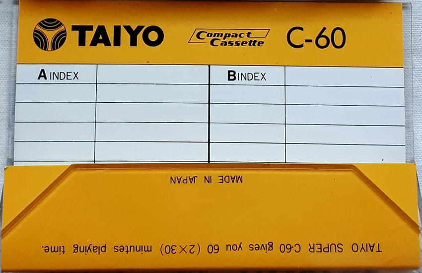 Compact Cassette Taiyo 60 Type I Normal Japan