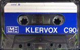 Compact Cassette LME KLERVOX 90 Type I Normal France
