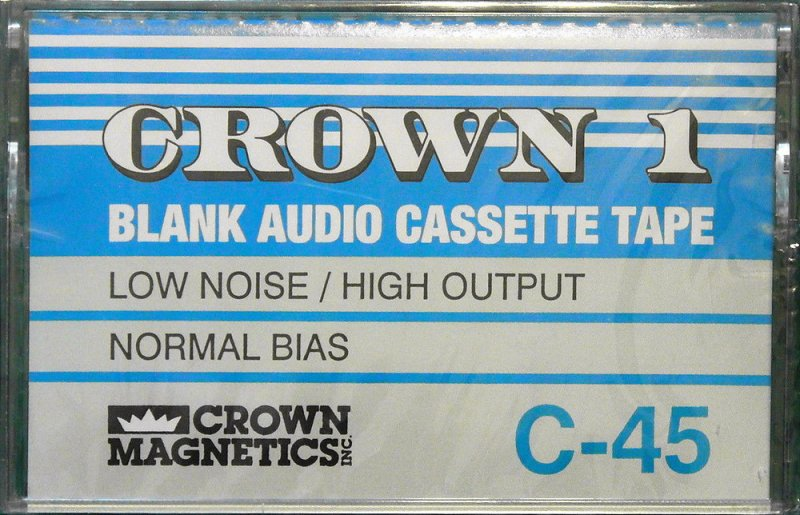 Compact Cassette Crown 1 45 Type I Normal USA