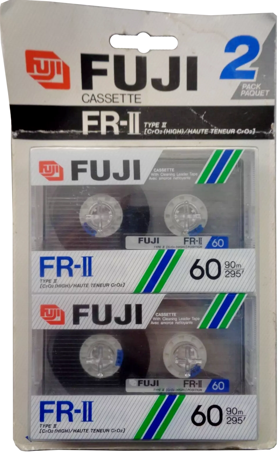 Blister Fuji FR-II 60 Type II Chrome 1988 Europe