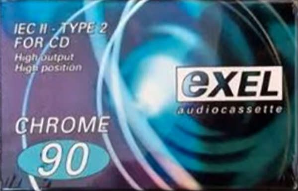 Compact Cassette Exel 90 Type II Chrome Europe