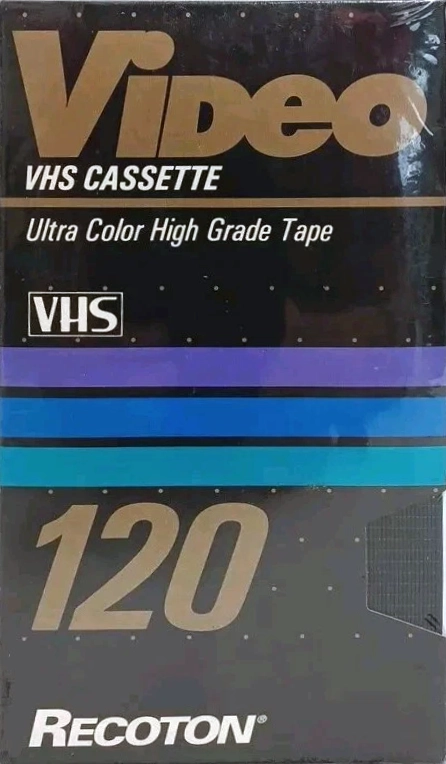 VHS, Video Home System Recoton 120 Type I Normal 1996 USA
