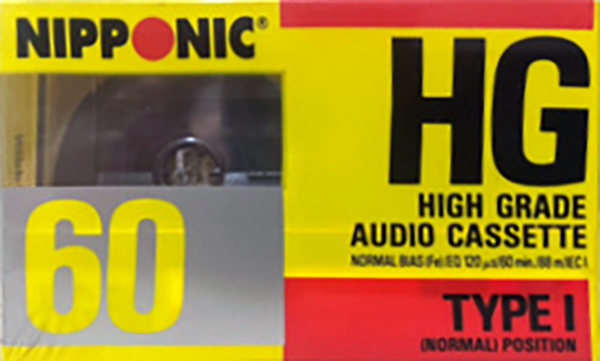 Compact Cassette Nipponic HG 60 Type I Normal Brazil
