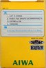 Compact Cassette Aiwa "DMC-120" Demonstration Tape 1976 Japan