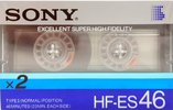 2 pack Sony HF-ES 46 Type I Normal 1985 Japan