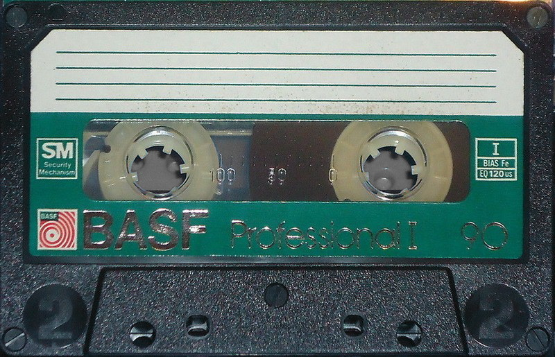 Compact Cassette BASF Professional I 90 Type I Normal 1980 USA