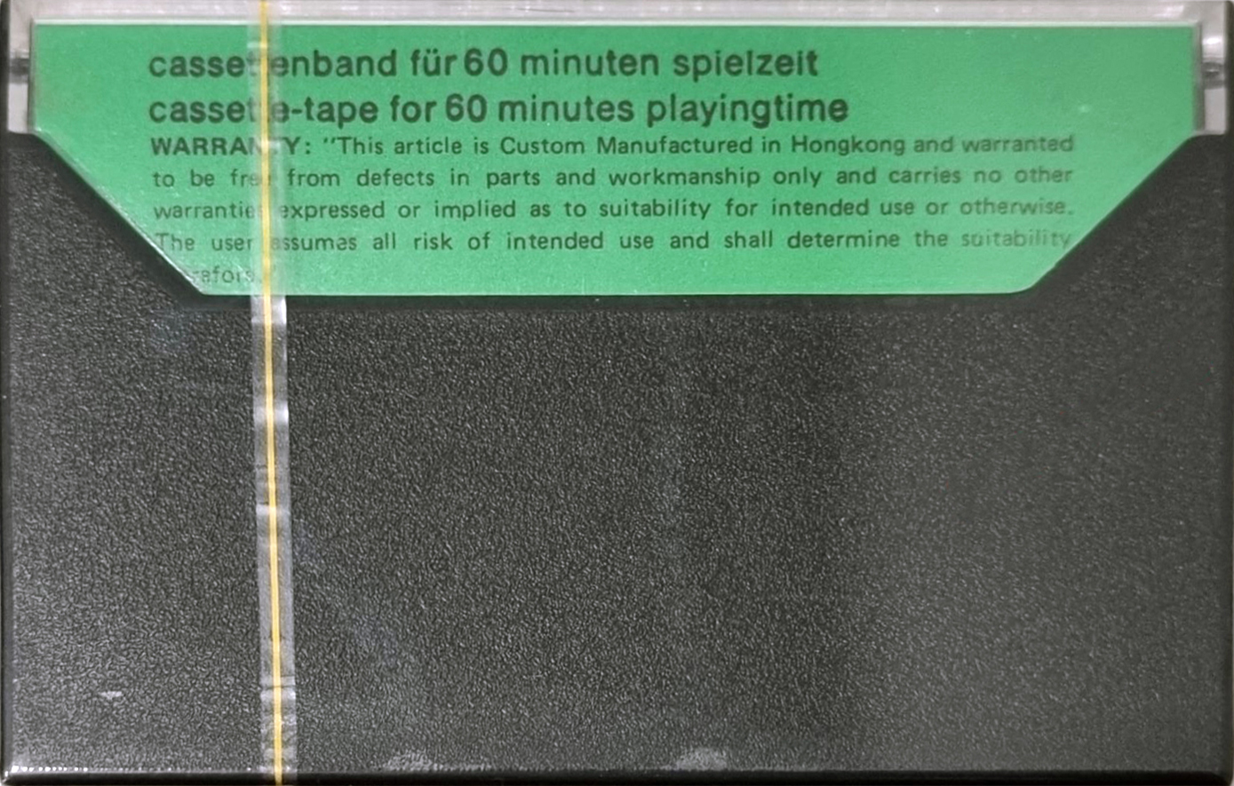 Compact Cassette Happy Sound 60 Type I Normal 1977 Germany