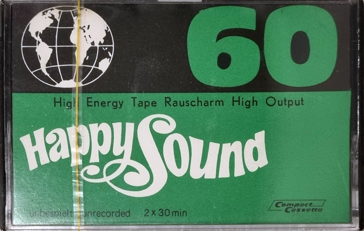 Compact Cassette Happy Sound 60 Type I Normal 1977 Germany