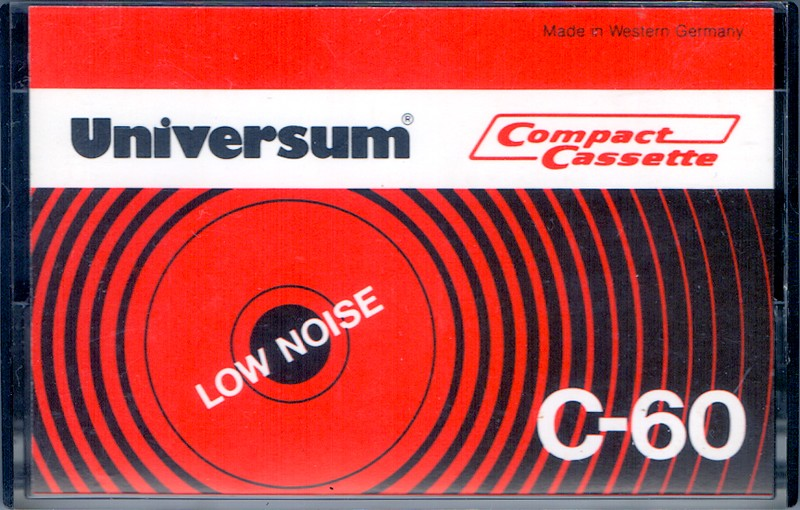 Compact Cassette Universum 60 Type I Normal 1973 Europe