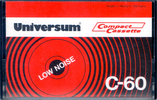 Compact Cassette Universum 60 Type I Normal 1973 Europe