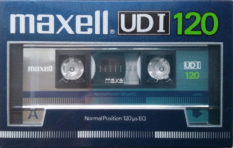 Compact Cassette Maxell UDI / UD1 120 Type I Normal 1985 Japan