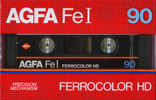 Compact Cassette AGFA Ferrocolor HD 90 Type I Normal 1982 Europe
