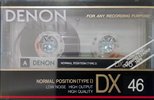 Compact Cassette Denon DX 46 Type I Normal 1990 Europe