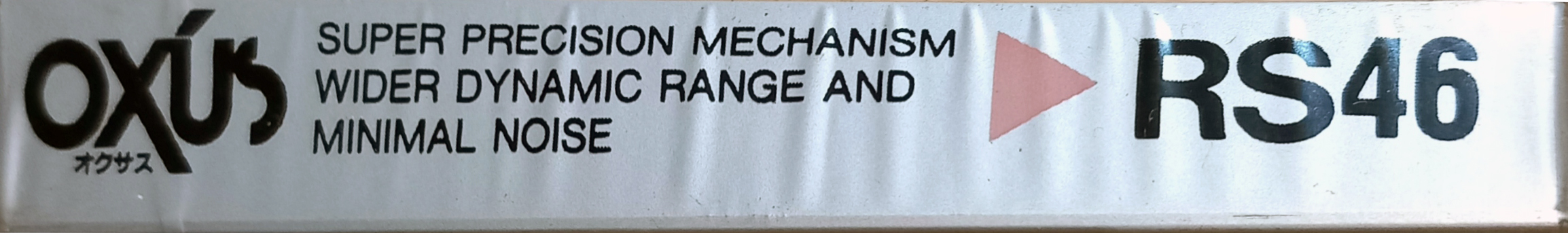 Compact Cassette Oxus RS 46 Type I Normal 1986 Japan