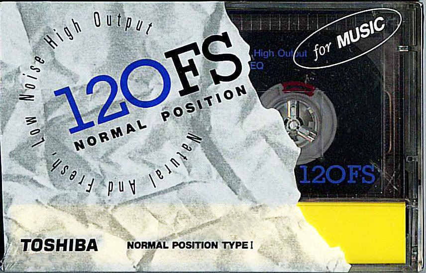Compact Cassette Toshiba FS 120 Type I Normal 1990 Japan