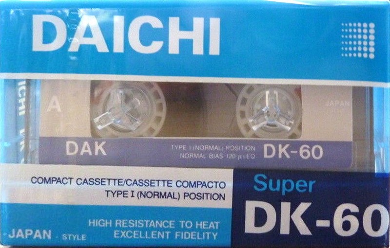 Compact Cassette Daichi 60 "DK" Type I Normal