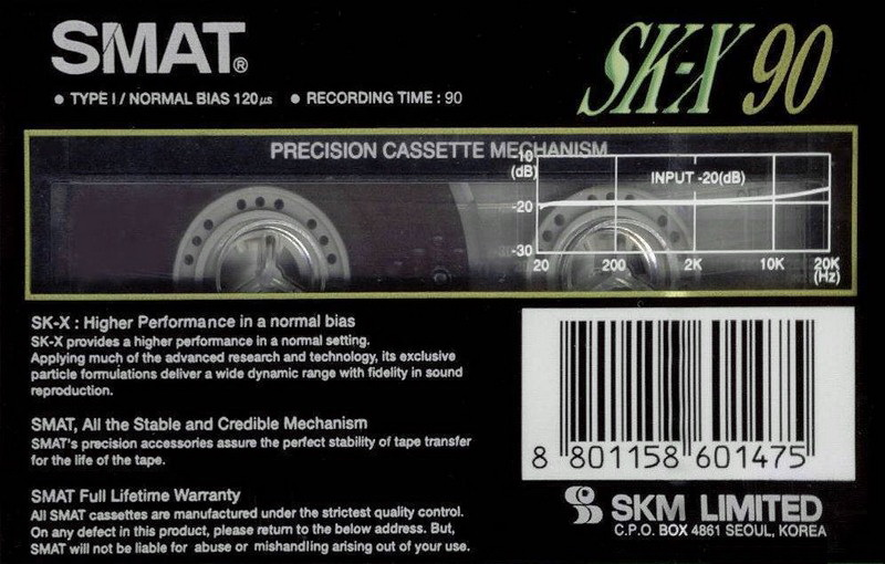 Compact Cassette Smat SK X 90 Type I Normal 1993 Europe