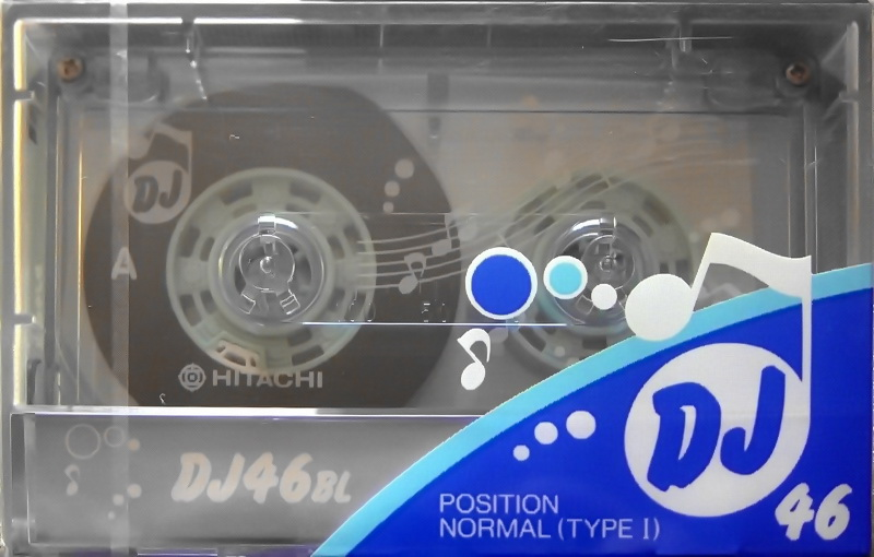 Compact Cassette Hitachi DJ 46 "DJ46BL" Type I Normal 1985 Japan