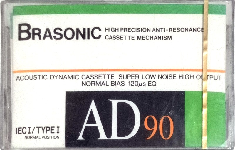 Compact Cassette Brasonic 90 Type I Normal Worldwide