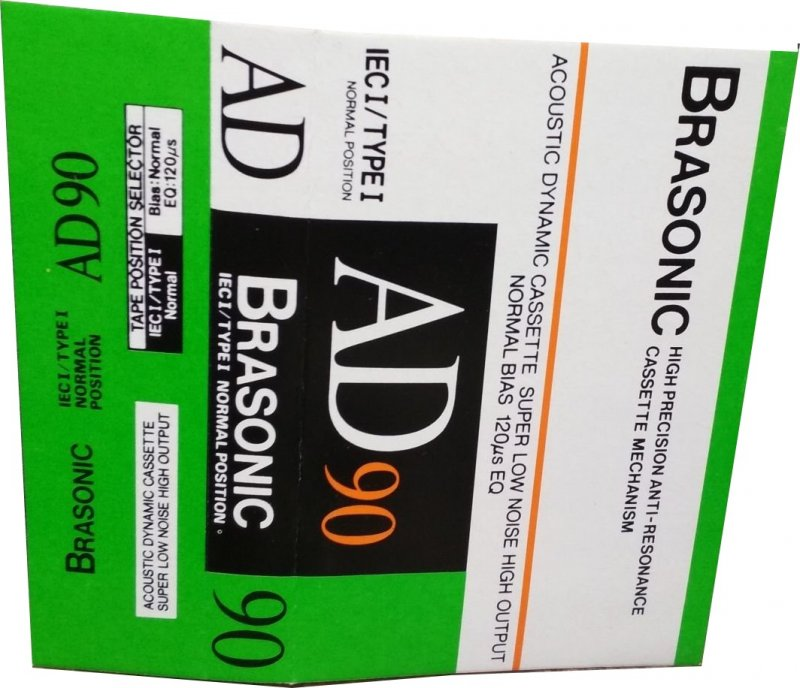 Compact Cassette Brasonic 90 Type I Normal Worldwide