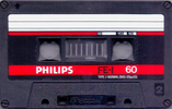 Compact Cassette Philips FE-I 60 Type I Normal 1984 Europe