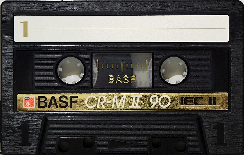 Compact Cassette BASF Chromdioxid Maxima II 90 "CR-M II" Type II Chrome 1985 Europe