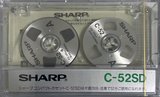 Compact Cassette Sharp SD 52 Type I Normal 1985 Japan