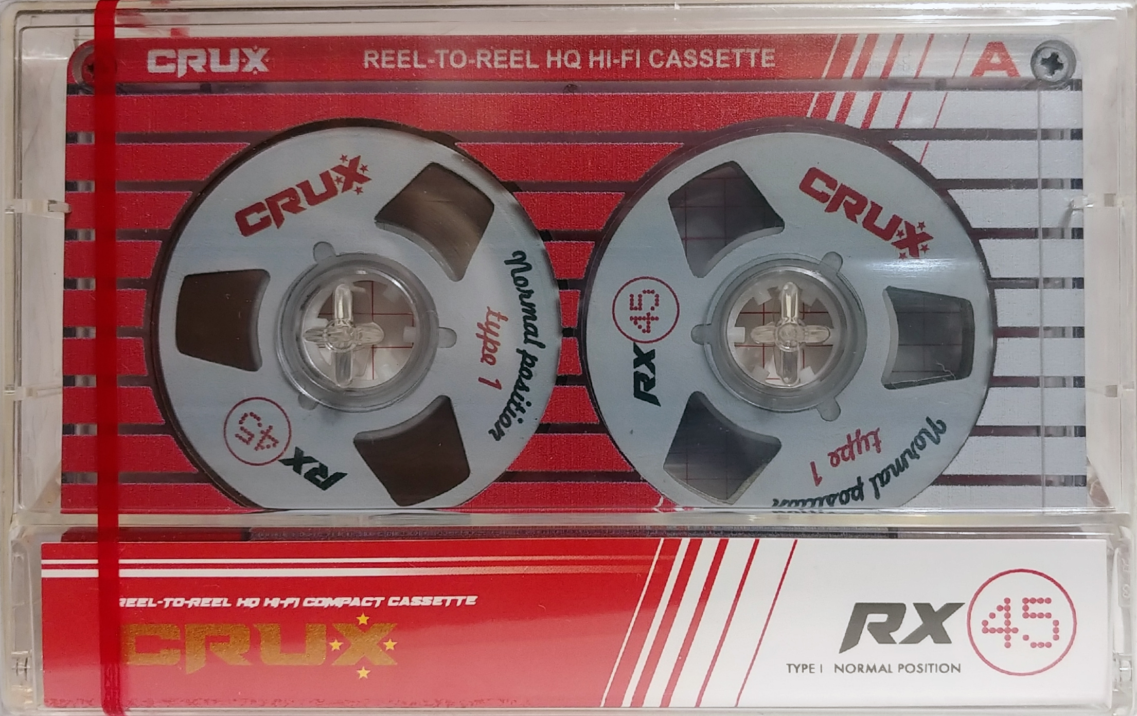 Compact Cassette CRUX RX 45 Type I Normal 2024 Worldwide