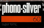 Compact Cassette Phono-Silver 60 Type I Normal Yugoslavia