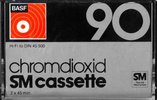 Compact Cassette BASF Chromdioxid 90 Type II Chrome 1976 Brazil