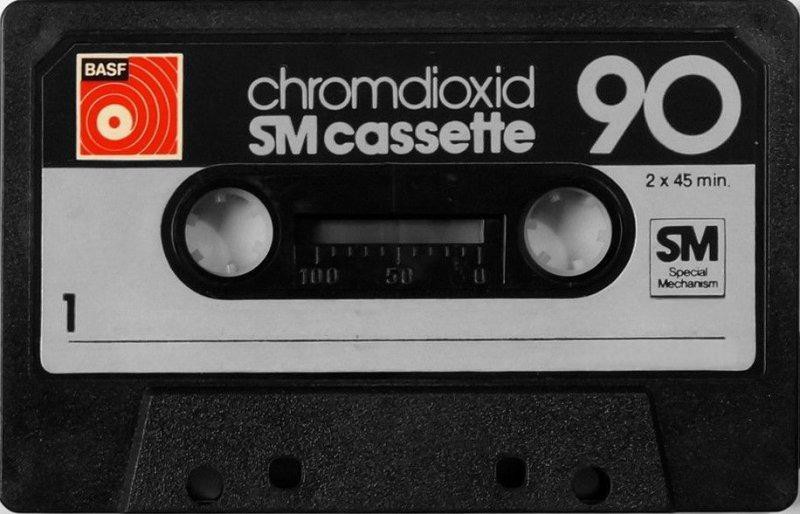 Compact Cassette BASF Chromdioxid 90 Type II Chrome 1976 Brazil
