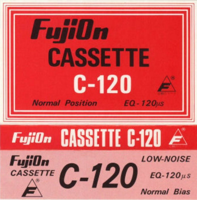 Compact Cassette Fujion 120 Type I Normal 1976 Japan